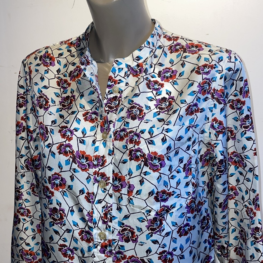 Isabel Marant silk Rusak vine print blouse Sz 34 - Picture 3 of 6